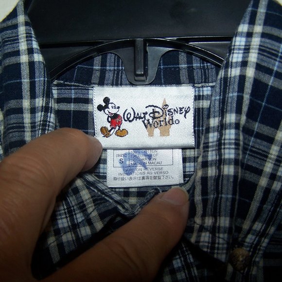 WALT DISNEY WORLD EMBROIDERED SHIRT S1898 - Picture 6 of 10